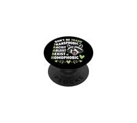 Procione Don't Be TRASH LGBTQ Uguaglianza Design PopSockets PopGrip Adesivo