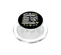 Procione Don't Be TRASH LGBTQ Uguaglianza Design PopSockets PopGrip per MagSafe