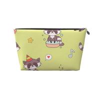 Procione Kawaii carino, Borsa da toilette Borsa per trucco Borsa per cosmetici Borsa da toilette da viaggio portatile