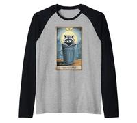 Procione L'Eremita Tarocchi Carta Procione Maglia con Maniche Raglan