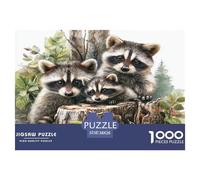 Procione Puzzle 1000 Pezzi Per Adulti, Puzzle Impossibile 1000 Pezzi Gioco Di Sfida Intellettuale Puzzle 38x26cm/1000pcs