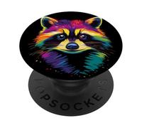 Procione Raccoon Piccolo Procione Carino PopSockets PopGrip Adesivo