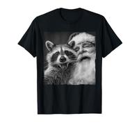 Procione Selfie con Babbo Natale | Design Natalizio Maglietta