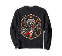 Procione, Stile retrò, Rocker, Musica, Anni '80 e '90 Felpa