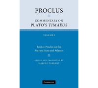 Proclus Proclus: Commentary on Plato's Timaeus: Volume 1, Book 1: Pr (Tascabile)