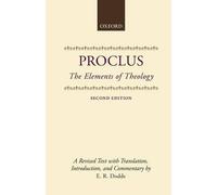 Proclus The Elements of Theology (Tascabile) Clarendon Paperbacks