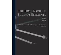 Proclus The First Book Of Euclid's Elements (Tascabile)