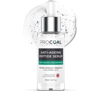 Procoal, siero anti-età per peptidi con acido ialuronico, 30 ml, con acetil Hexapeptide-8, confezione riciclabile al 100%, vegano, prodotto nel Regno Unito