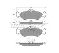 Procodis Francia PF1150 Kit Pastiglie Freno, Freni a Disco