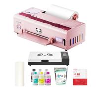 Procolored K13 Lite A3 stampante DTF bundle con forno per magliette e abbigliamento, macchina da stampa tessile 33cm con circolazione inchiostro bianco e protezione a infrarossi rosa