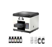 Procolored V6 A4 UV Flatbed Printer L800 Testina di stampa 1440DPI Circolazione inchiostro bianco Filtro odore inchiostro per legno vetro metallo acrilico stampa personalizzata