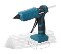 ProCORE Mellif Pistola per colla a caldo senza fili per batteria Bosch, 18 V GBA/GBA, pistola per colla a preriscaldamento rapido, con 20 bastoncini da 11 mm di dimensioni standard per fai da te