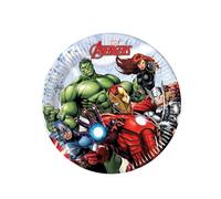 Procos 8 Piatti di Carta Avengers Mighty 20 cm - Multicolore