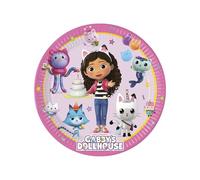 PROCOS Gabby´s Dollhouse Paper Party Plates (8pk - 9in / 23cms)