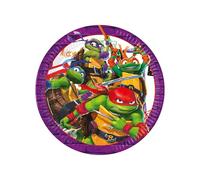 Procos 8 Piatti Tartarughe Ninja Next Generation 23 cm - Viola