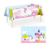 Procos 85674 Tovaglia Plastica Unicorno, 120x180 cm, Plastica, Multicolore