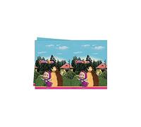 Procos 86515 - Tovaglia plastica Masha e Orso 120x180 cm)