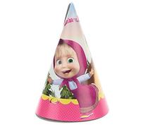 Ciao- Cappellini Carta Orso, Cartone Animato, Multicolore, Taglia unica, 86566