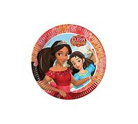 Procos 87466 - Piatti Carta Elena di Avalor, Rosso, Modelli/Colori Assortiti, 1 Pezzo