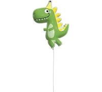 Procos 92443 - Palloncino in pellicola con dinosauro, dimensioni 96 cm, motivo: dinosauro, elio, palloncini di compleanno, decorazione, regalo