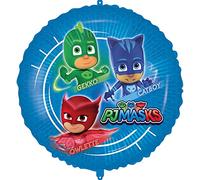 Procos 93037 - Palloncino PJ Masks, misura 46 cm, elio, aria, compleanno, decorazione, festa