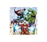 Procos - 93873 Marvel Avengers Infinity Stones FSC Tovaglioli di carta (33 x 33 cm, doppio velo), 20 pezzi, multicolore, 33 x 33 cm