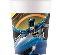 Procos- Bicchieri Carta FSC Batman Rogue Rage (200ml), 8 Pezzi, Multicolore, taglia unica, 93507