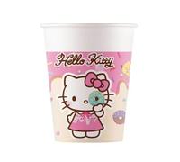 Procos Bicchieri di carta Hello Kitty Kuromi, 8 pezzi