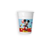 Procos - Bicchieri Mickey Mouse Clubhouse 200ml - 8 pezzi