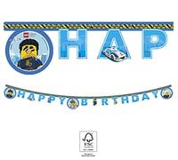 Procos- Birthday HB Banner Lego City, Colore Blu, Taglia Unica, 10232199