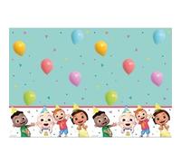 Procos COCOCOMELOON Tovaglia decorazione per feste di compleanno bambini e feste a tema Dimensioni: 120 x 180 cm, lavabile, riutilizzabile, tovaglia per compleanno bambini