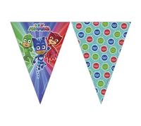 Procos- Festone bandierine plastica Super Pigiamini-PJ Masks, Multicolore, 5PR88636