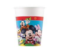 Procos Folat 93823P Bicchieri Carta FSC Mickey Mouse 200ml - 8 pezzi