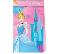 Procos- Folat 93853P Sacchetti Regalo FSC Princess-4 Pezzi, Multicolore