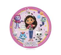 PROCOS Gabby´s Dollhouse Paper Party Plates (8pk - 9in / 23cms)