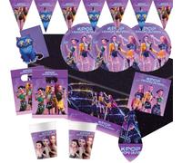 Procos KPop Demon Hunters - Set per feste, 52 pezzi, per 6-8 bambini