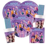 Procos KPop Demon Hunters - Set per feste per 16 bambini
