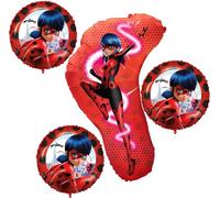 Procos Miraculous Ladybug - Decorazioni per feste di compleanno, bouquet con palloncino a forma di jumbo