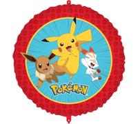 Procos Palloncino gonfiabile Pokemon diametro ca. 46 cm, elio, aria, palloncino, compleanno, regalo