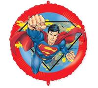 Procos Palloncino gonfiabile Superman, diametro ca. 46 cm, elio, aria, palloncino, compleanno, regalo