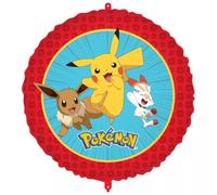 Procos Palloncino gonfiabile Pokemon diametro ca. 46 cm, elio, aria, palloncino, compleanno, regalo