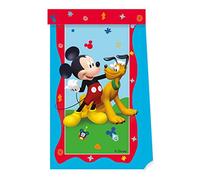 Procos- Party Loot Bags Disney Mickey Rock The House sacs Cadeau bonbons, 6 pièces Topolino Borse per Feste, Multicolore, taglia unica, 94061