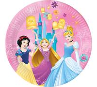 Procos - Piatti di carta FSC Disney Princess Live Your Story (Ø23 cm), 8 pezzi 22-24 cm, multicolore, 95039