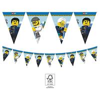 Procos 10232198 Lego City Flag Banner, Multi-Coloured