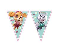 Procos-PR90279 Festone Bandierine Paw Patrol Skye & Everest, Cartoni, Multicolore, PR84225