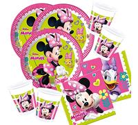 Procos Set da 52 pezzi Minnie Mouse - Minnie Happy Helpers - Tovagliolo Mug per 16 bambini