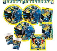 Procos Set festa Batman 45 pezzi per 8 bambini