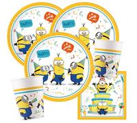 Procos Set per feste Minions Rise of Gru, 36 pezzi