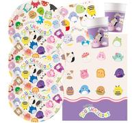 Procos Set per feste Squishmallows, 37 pezzi, per 8 bambini