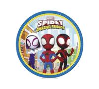 Procos Spidey and His Amazing Friends Pack of 8 Party Plates FSC